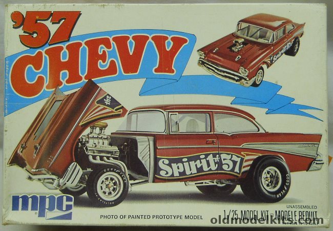 MPC 1/25 1957 Chevy Spirit of 57 Gasser, 1-0705 plastic model kit